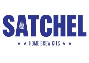Logo for Satchel Home Brew Kits with a rustic design.