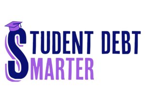 Logo with text 'Student Debt Smarter' featuring a stylized dollar sign.